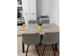 Стул на металлокаркасе Чилли светло-серый / черный фото покупателя 554