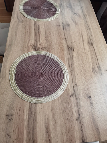 Стол Тринити Лофт 120 32 мм бетон / черный матовый фото покупателя 587