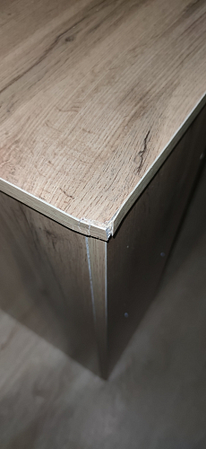 Письменный стол Битти Лофт 116х60х75 дуб вотан / черный матовый фото покупателя 129