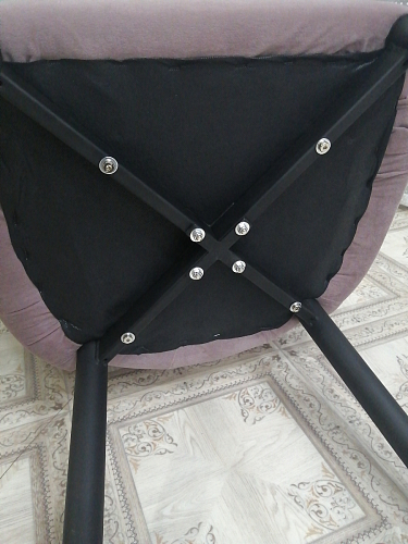 Стул на металлокаркасе Vener light purple фото покупателя 7