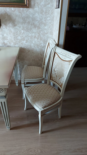 Стул Mariano молочный / патина фото покупателя 6