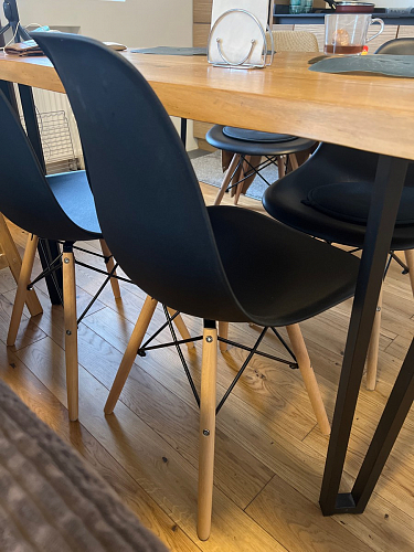 Стул Cindy Eames mod. 001 khaki / natural фото покупателя 10