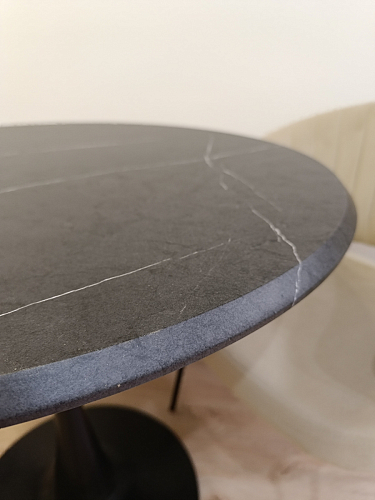 Стол Тулип 90х73 дуб вотан / белый  - Уцененный экземпляр фото покупателя 32