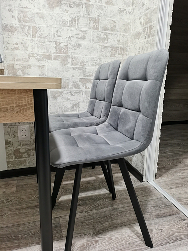 Стул на металлокаркасе Чилли синий / белый фото покупателя 1016