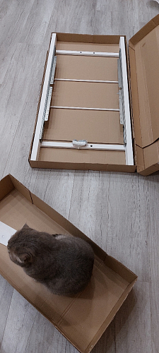 Стол на тумбе Петир 160 белый / дуб монтана фото покупателя 5