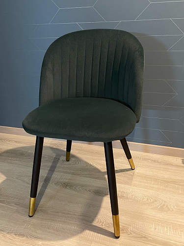 Стул на металлокаркасе Gabi 1 line light blue / black фото покупателя 178