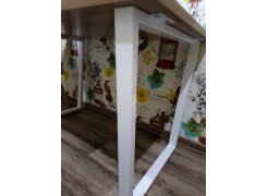 Стол Лота Лофт 140 25 мм юта / белый матовый фото покупателя 78