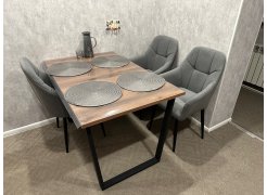 Стол Лота Лофт 120 25 мм сабия / черный матовый фото покупателя 705