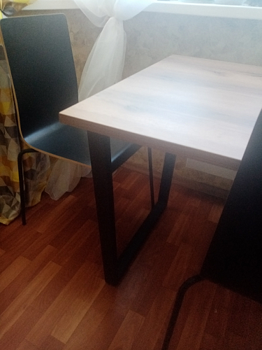 Стол раскладной Лота Лофт 120 25 мм юта / черный матовый фото покупателя 986