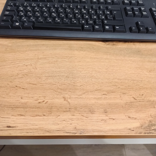 Письменный стол Сантия 120 дуб вотан / белый фото покупателя 1