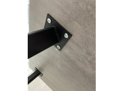 Стол Тринити Лофт 120 32 мм бетон / черный матовый фото покупателя 734