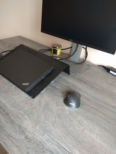 Стол Эльпатия 130 дуб велингтон / черный матовый фото покупателя 32