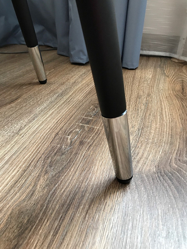 Стул на металлокаркасе Gabi 1 light purple / black / gold фото покупателя 238