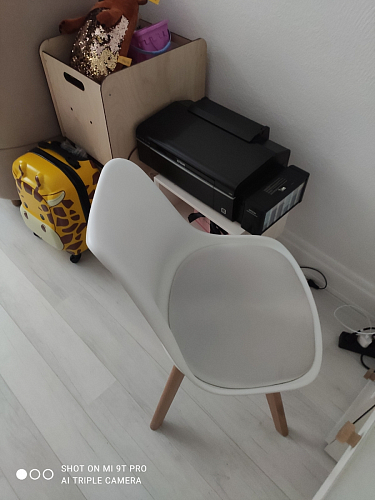 Стул Bonuss blue / wooden legs фото покупателя 56