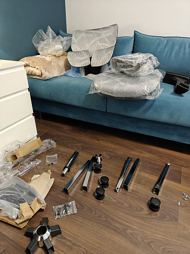 Компьютерное кресло Samur black / gray фото покупателя 1