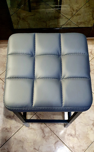 Барный стул Лофт ткань канди крем / черный матовый фото покупателя 149