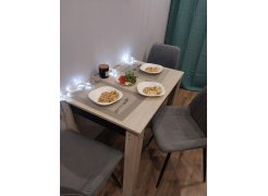 Стул на металлокаркасе Вейв светло-серый (hl 63) / 10К черный каркас фото покупателя 204