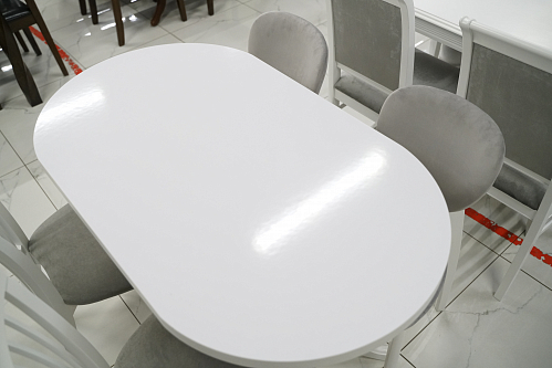 Деревянный стол Адней белый / рисунок из шоурума 2