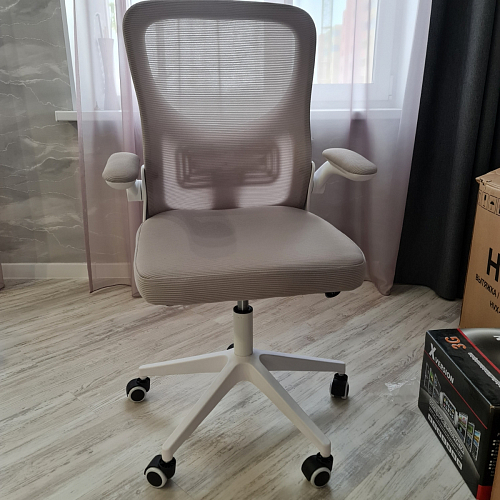Компьютерное кресло Konfi light gray / white фото покупателя 131