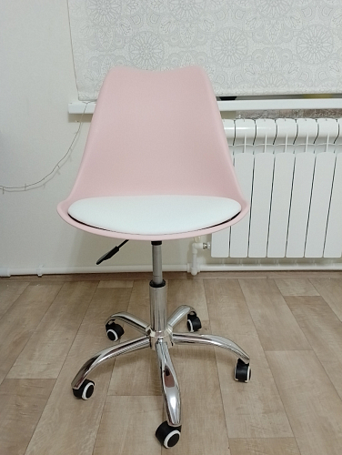 Компьютерное кресло Kolin с подушкой clear / white фото покупателя 25