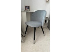 Стул на металлокаркасе Gabi 1 gray / black фото покупателя 161