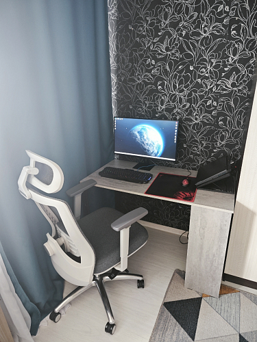 Письменный стол Битти Лофт 116х60х75 креатель / черный матовый фото покупателя 144