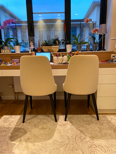 Стул на металлокаркасе Kora бежевый фото покупателя 3