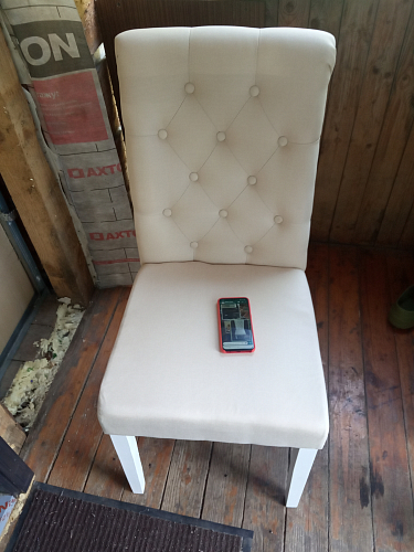 Стул Amelia white / fabric cream фото покупателя 25