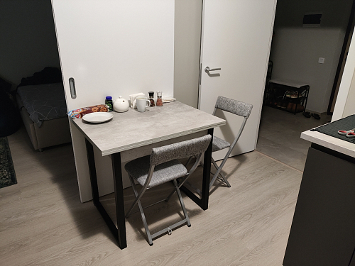 Стол Форли дуб велингтон / черный матовый фото покупателя 27