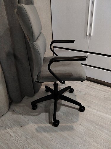 Компьютерное кресло Benefit флок бежевый 7 фото покупателя 58