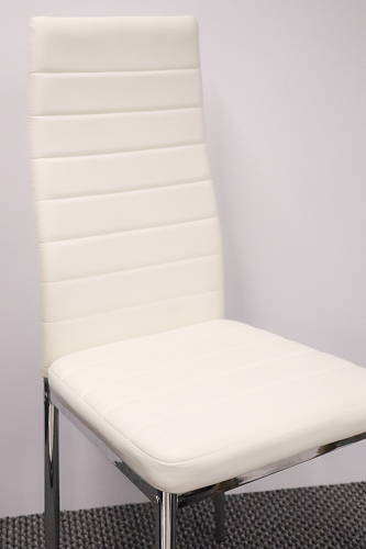 Стул на металлокаркасе DC2-001 искусственная кожа черный / черный из шоурума 2