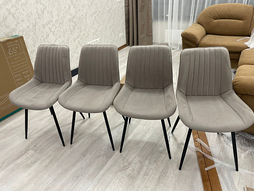 Комплект стульев Седа К 4 шт латте / черный фото покупателя 56