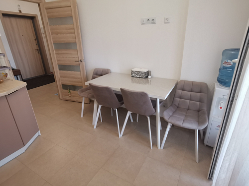 Стул на металлокаркасе Челси морская волна / черный фото покупателя 46