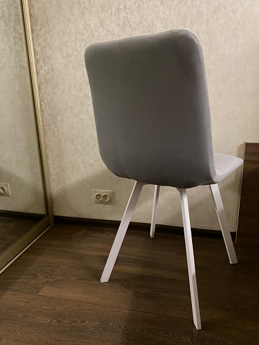 Стул на металлокаркасе Чилли зеленый / белый каркас фото покупателя 654