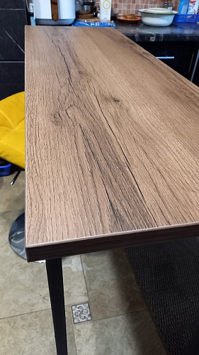 Барная стойка Дилан Лофт 120х40х98 дуб делано темный фото покупателя 148