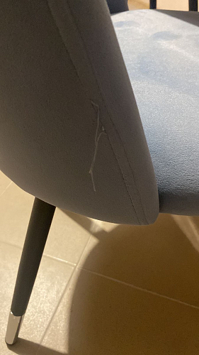 Стул на металлокаркасе Gabi dark beige / black / silver фото покупателя 99