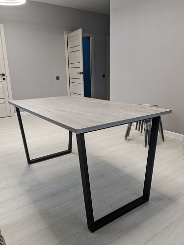 Стол раскладной Лота Лофт 120 25 мм юта / черный матовый фото покупателя 869