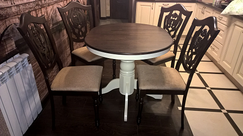 Деревянный стул Ostin cappuccino / beige фото покупателя 1