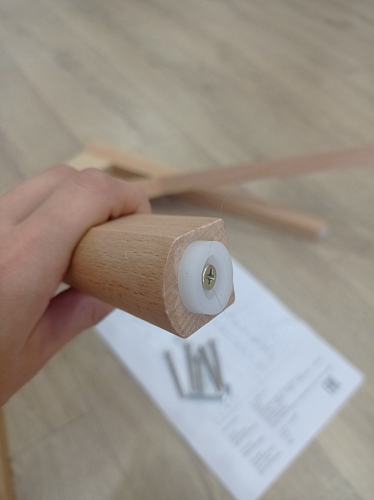 Стул Bonuss blue / wooden legs фото покупателя 137