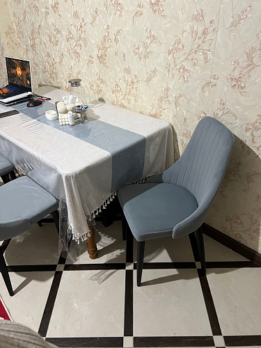 Стул на металлокаркасе Kora white / gray фото покупателя 362