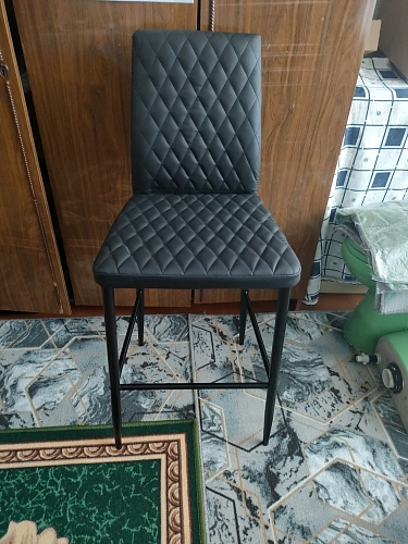 Барный стул Teon black / chrome фото покупателя 12