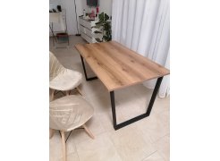 Деревянный стол Лота Лофт 120(160)х75 черный матовый / бетон светлый фото покупателя 238