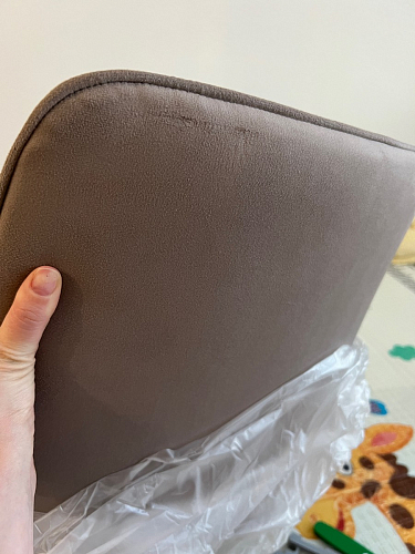 Стул на металлокаркасе Седа К латте / черный фото покупателя 71