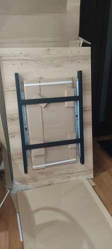 Стол раскладной Лота Лофт 120 25 мм юта / черный матовый фото покупателя 1022