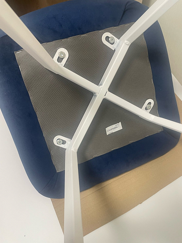 Стул на металлокаркасе Чилли К черный / зеленый фото покупателя 104