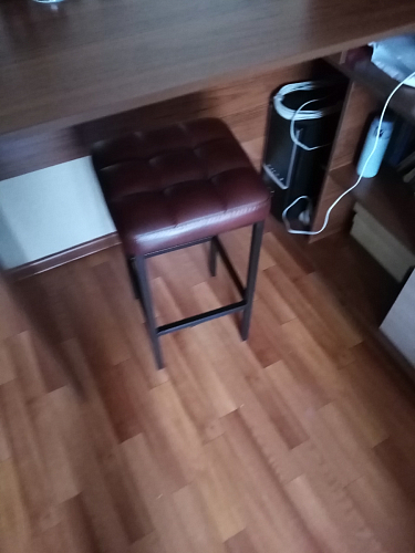 Барный стул Лофт микровелюр катания изумруд / черный матовый фото покупателя 278