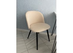 Стул на металлокаркасе Gabi 1 gray / black фото покупателя 728