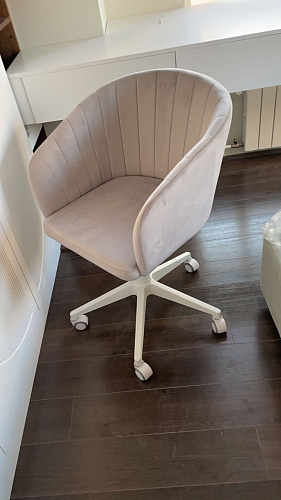 Компьютерное кресло Тибо confetti chocolate / белый фото покупателя 133