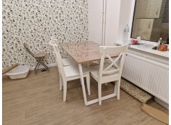 Стол Лота Лофт 140 25 мм черный матовый / бетон фото покупателя 567