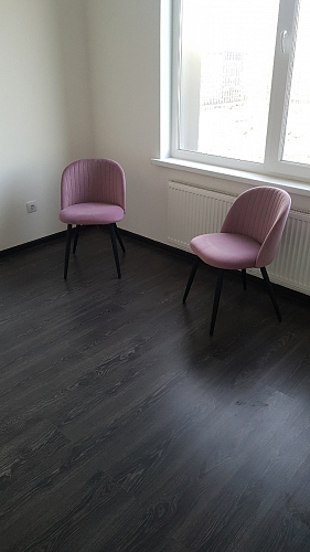 Стул на металлокаркасе Gabi 1 light purple / black фото покупателя 134